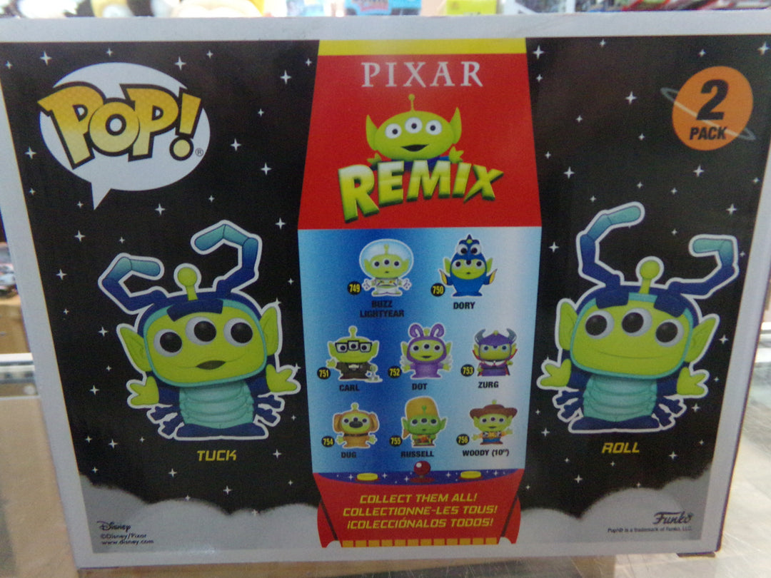 Pixar Alien Remix - Tuck & Roll Aliens 2 Pack Funko Pop