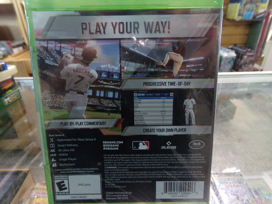 R.B.I. Baseball 21 Xbox Series X/Xbox One NEW