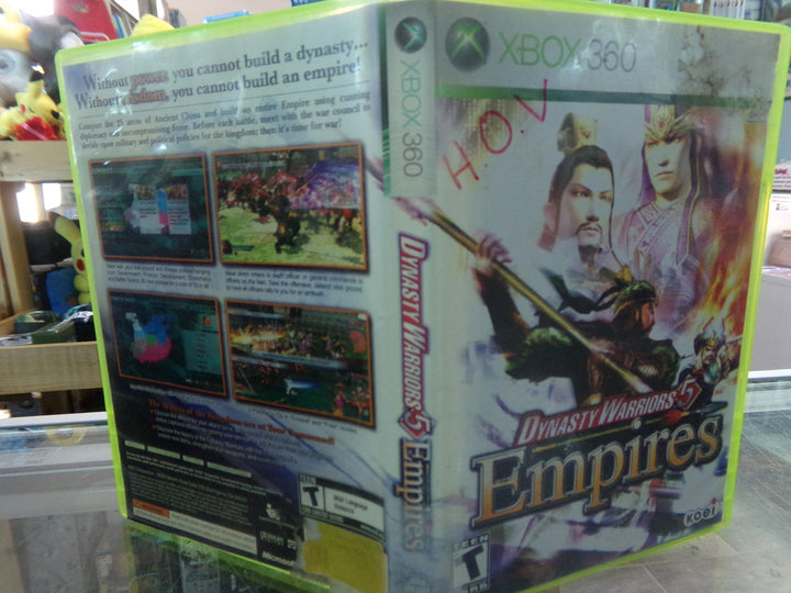 Dynasty Warriors 5 Empires Xbox 360 Used