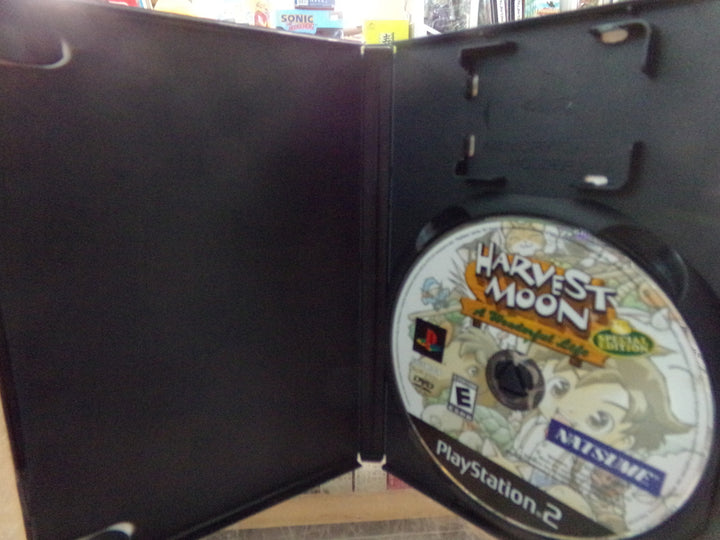 Harvest Moon: A Wonderful Life Special Edition Playstation 2 PS2 Used