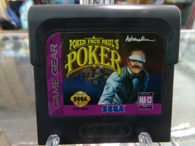 Poker Face Paul's Poker Sega Game Gear Used