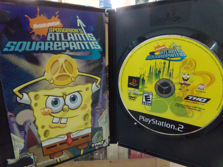 SpongeBob's Atlantis Squarepantis Playstation 2 PS2 Used