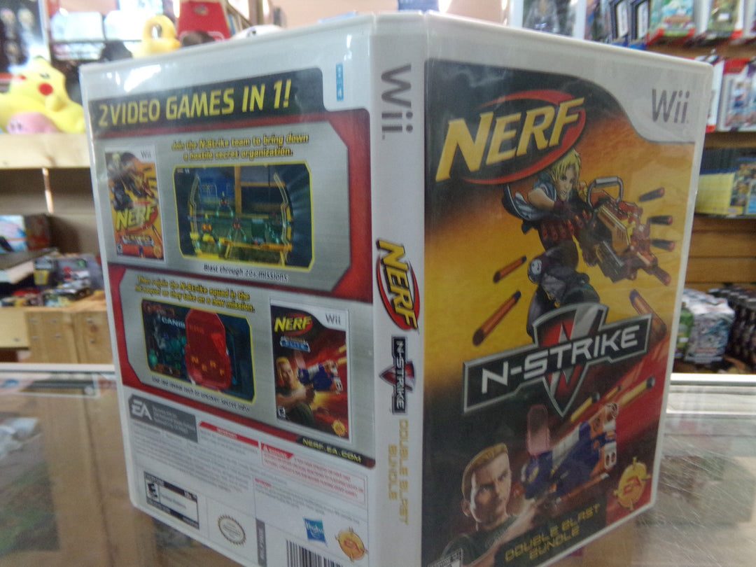 Nerf N-Strike Double Blast Bundle Wii Used