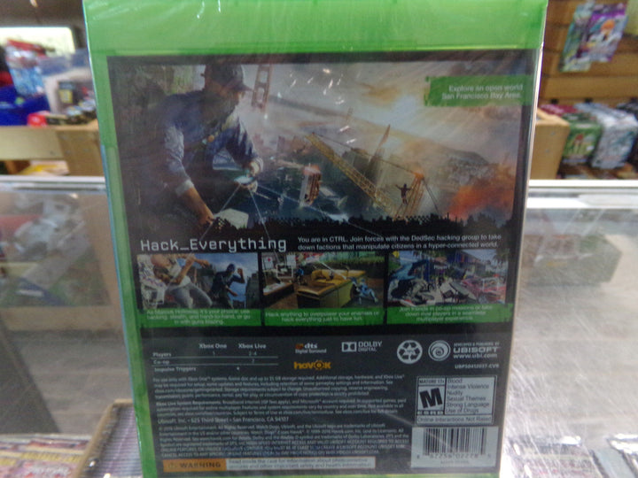 Watch Dogs 2 Xbox One NEW