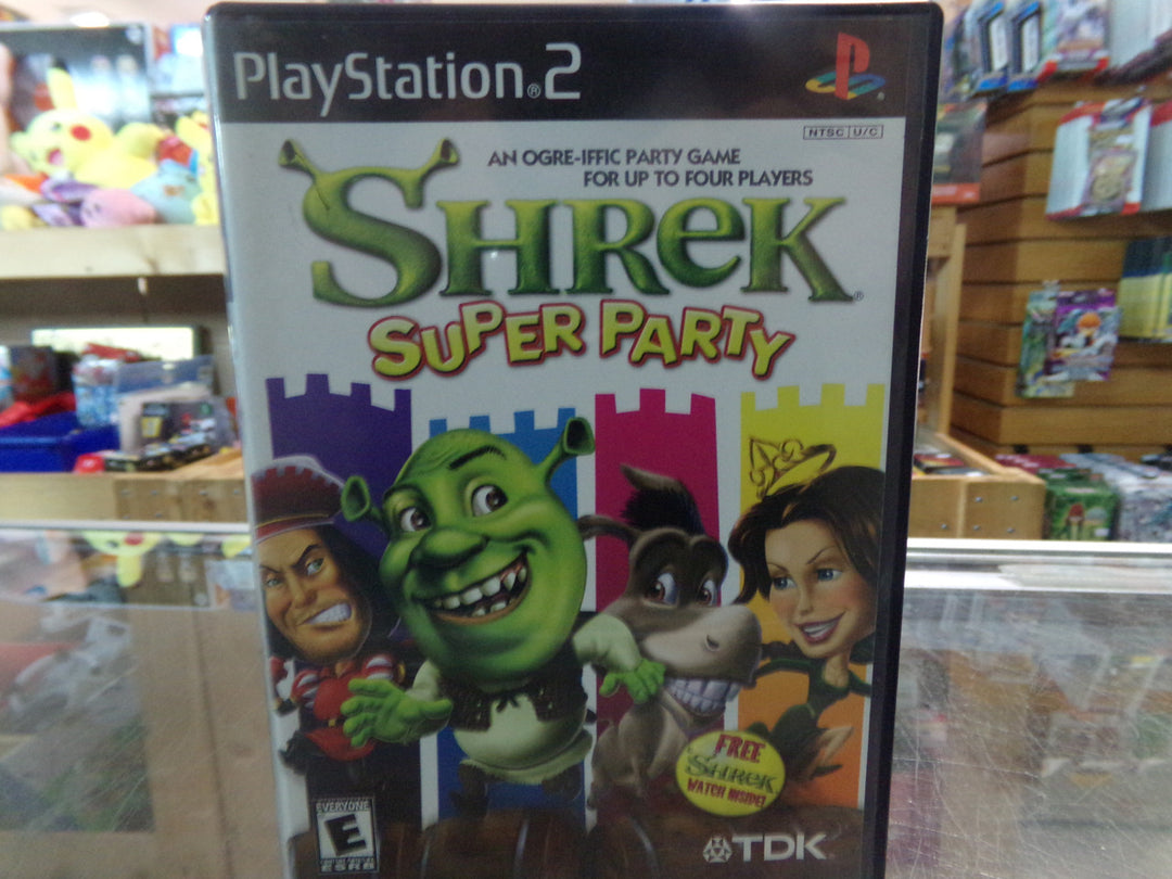 Shrek Super Party (Watch Case Variant) NO WATCH Playstation 2 PS2 Used