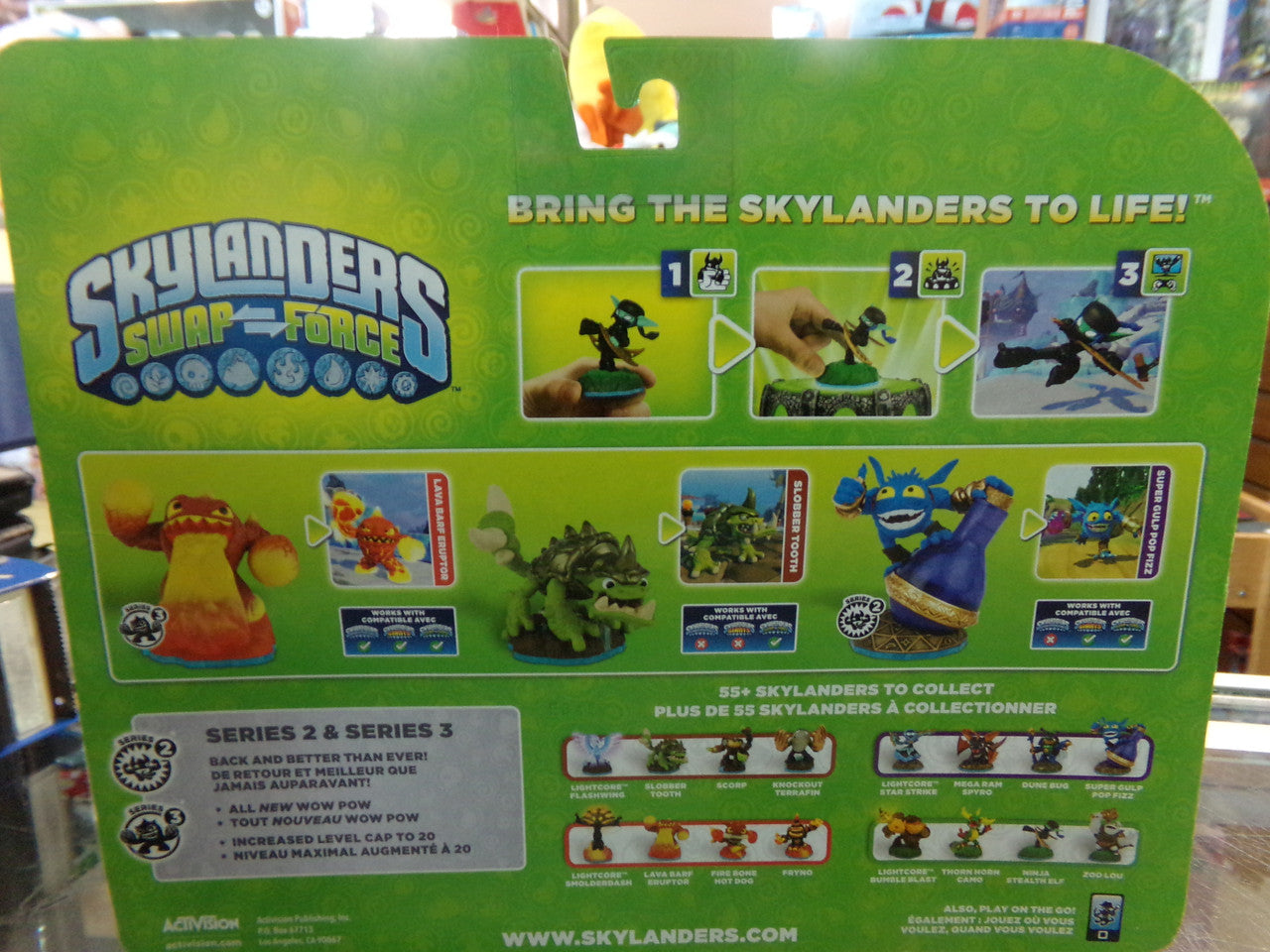 【中古】 Skylanders SWAP FORCE Triple Pack Slobber Tooth/Lava Barf Eruptor/Super Gulp Pop Fizz スカイランダーズ スワップフォース トリプルパッ 106_2162__46769.1687814151.