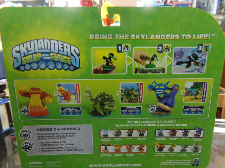 Skylanders: Swap Force - Lava Barf Eruptor/Slobber Tooth/Super Gulp Pop Fizz Combo Pack NEW