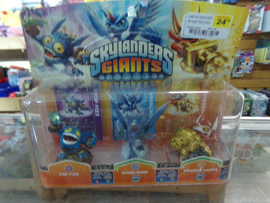 Skylanders: Giants - Whirlwind/Pop Fizz/Trigger Happy Combo Pack DAMAGED BOX