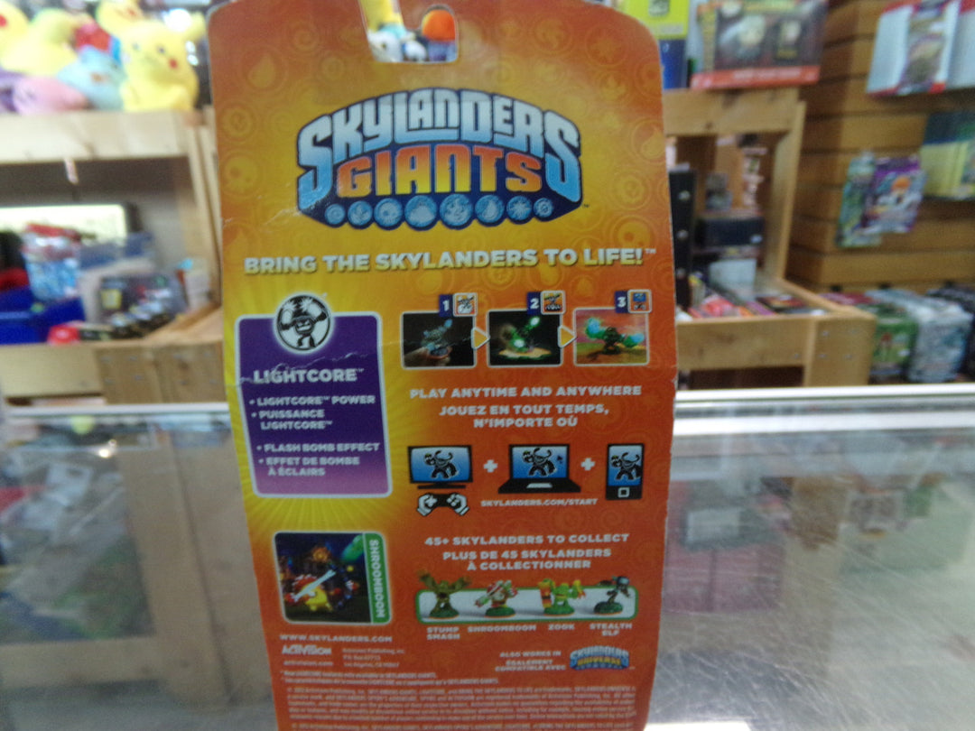 Skylanders: Giants - Lightcore Shroomboom Figure DAMAGED PACKAGE