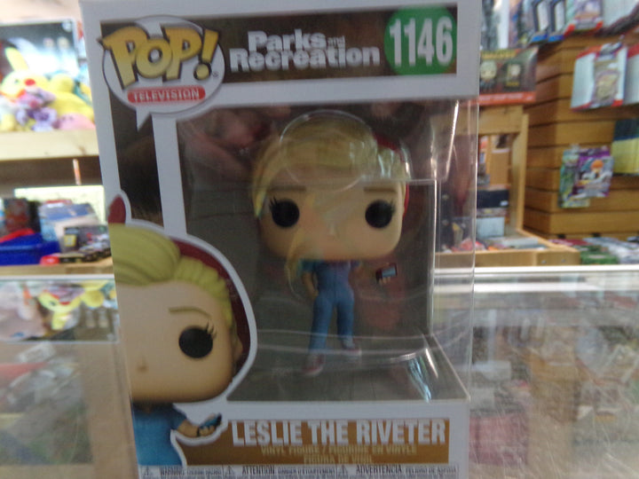 Parks and Recreation - #1146 Leslie the Riveter Funko Pop