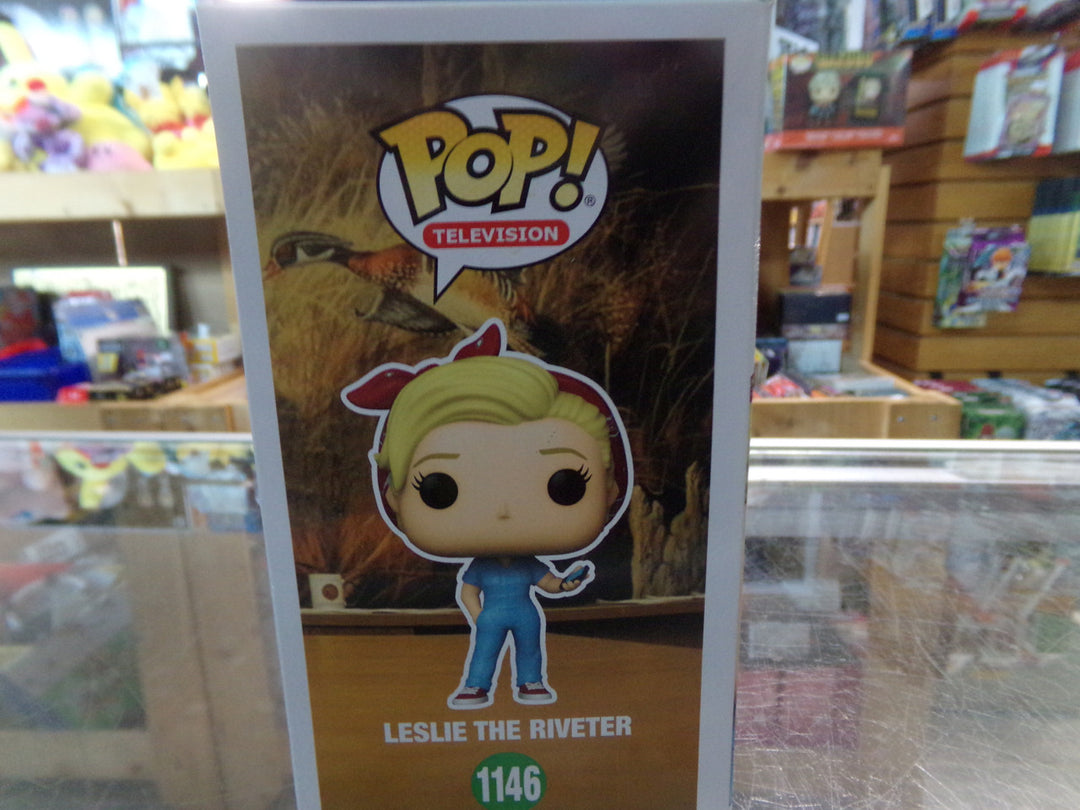 Parks and Recreation - #1146 Leslie the Riveter Funko Pop