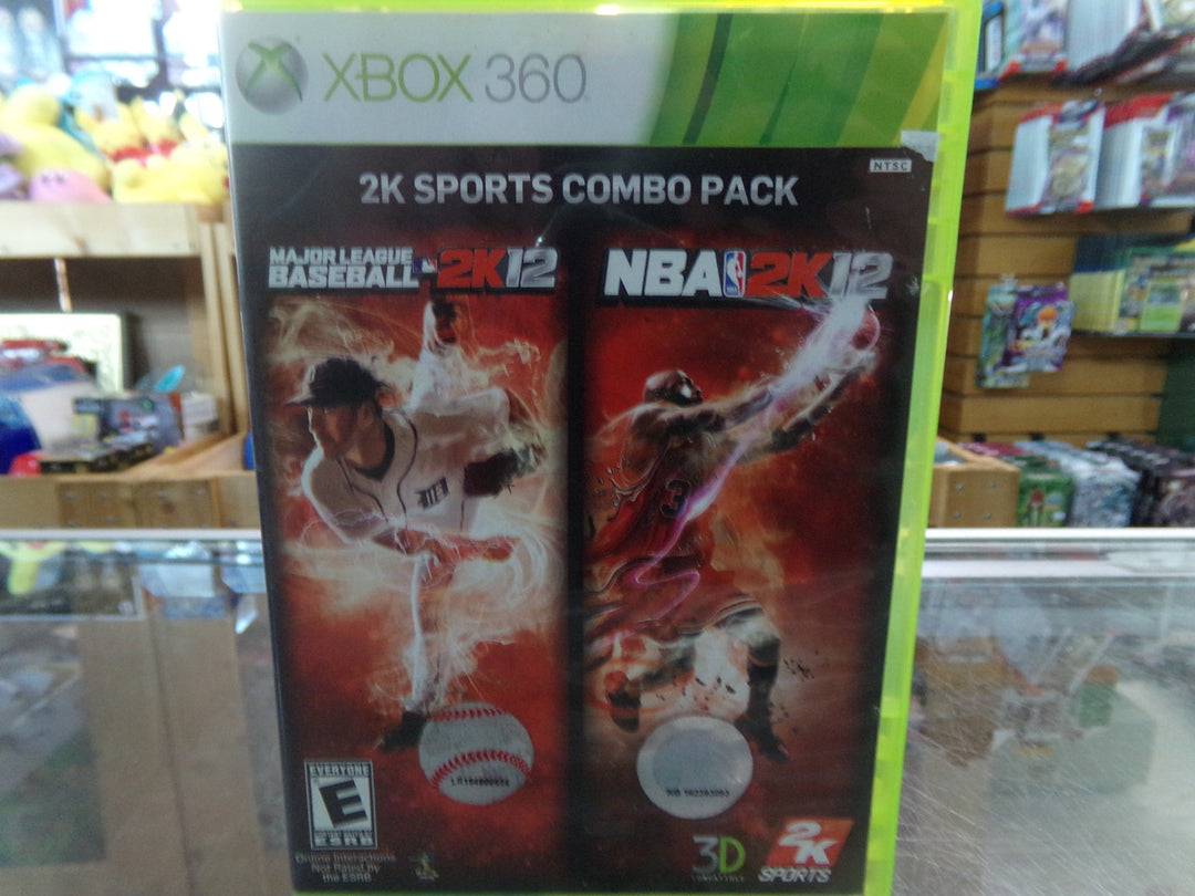 Major League Baseball 2K12/NBA 2K12 Combo Pack Xbox 360 Used