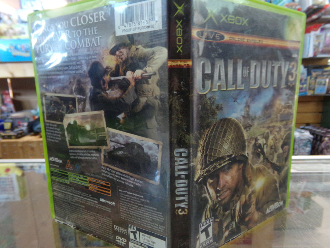 Call of Duty 3 Original Xbox Used