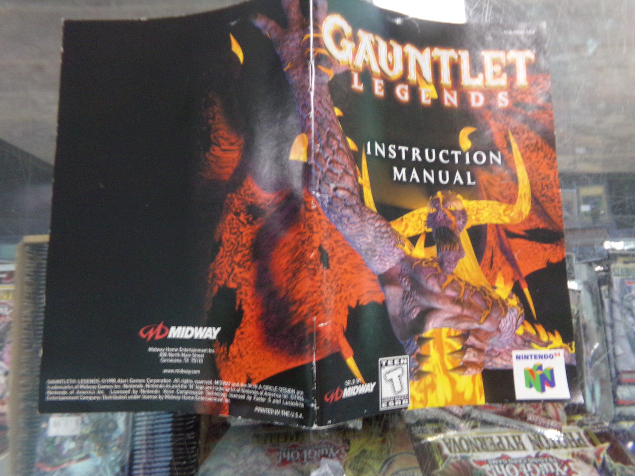 Gauntlet Legends Nintendo 64 outlets N64 Original Authentic Genuine Game Fast Shipping