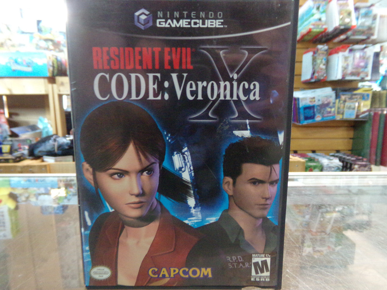 Resident Evil Code Veronica X Case shops & Manual for Nintendo GameCube