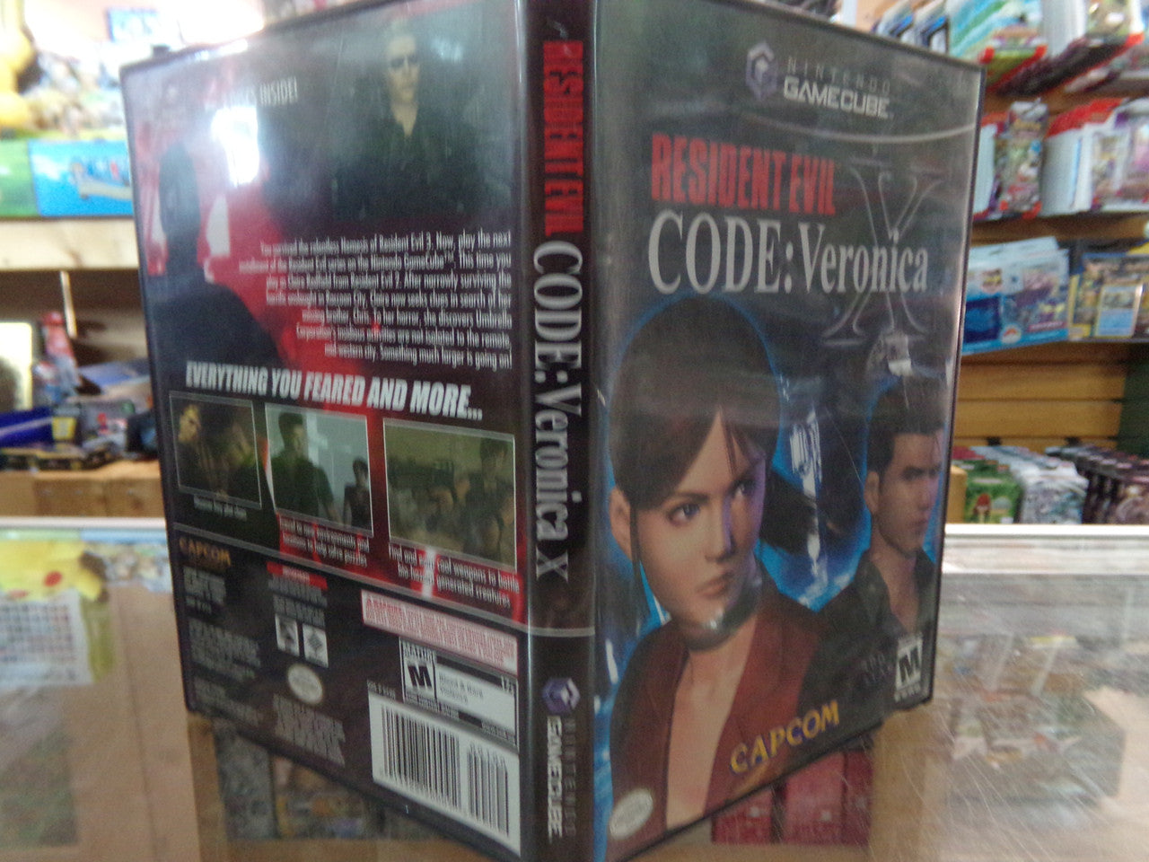 Resident Evil Code Veronica X Case & Manual purchases for Nintendo GameCube