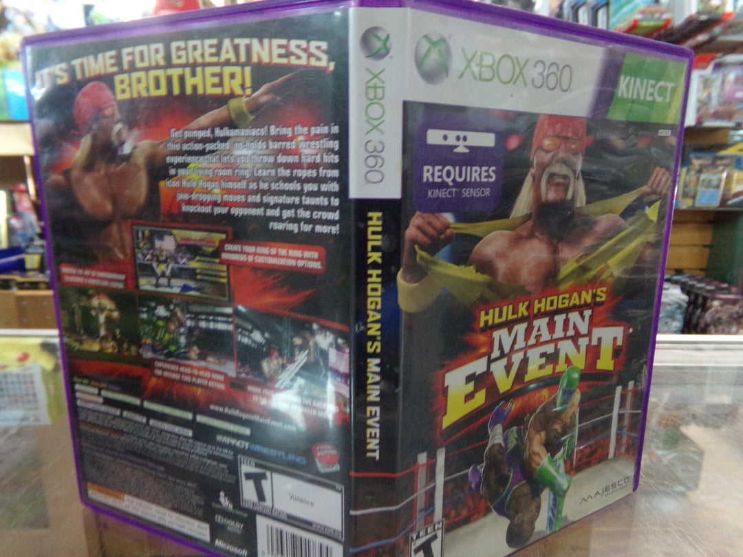Hulk Hogan's Main Event Xbox 360 Kinect Used