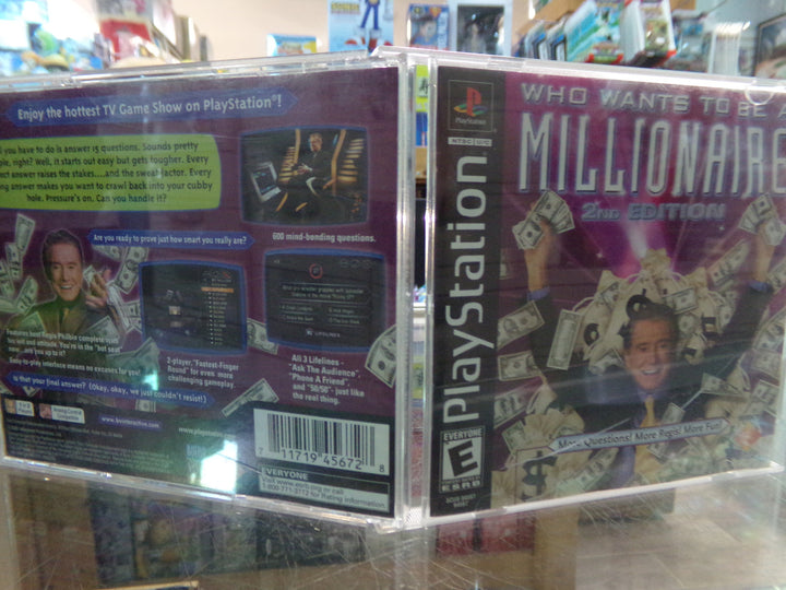 Who Wants to Be a Millionaire? Second Edition Playstation PS1 Used