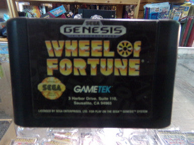 Wheel of Fortune Sega Genesis Used