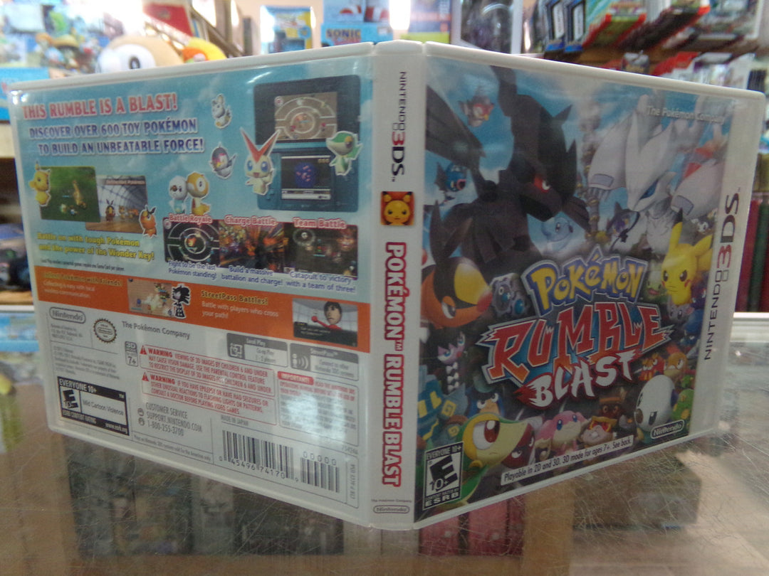 Pokemon Rumble Blast Nintendo 3DS CASE AND MANUAL ONLY