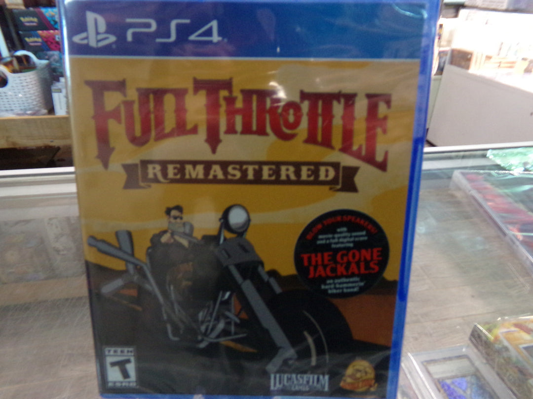 Full Throttle Remastered (Limited Run) Playstation 4 PS4 NEW