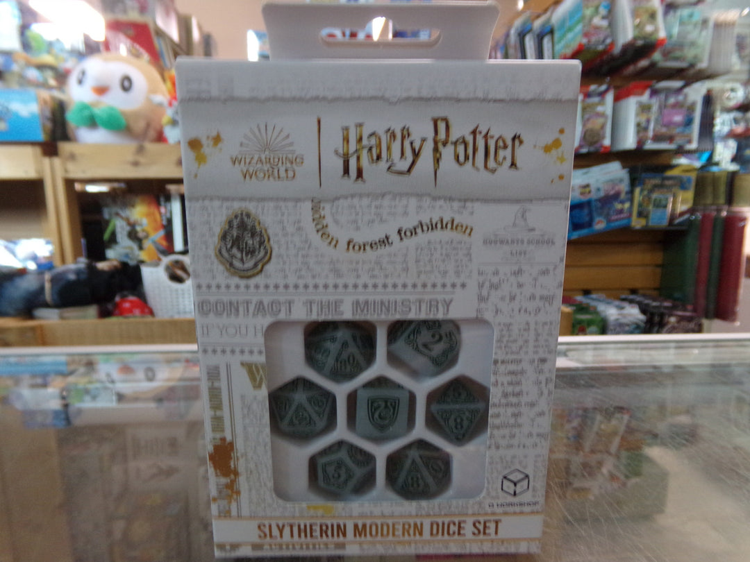 Harry Potter Dice Set - Slytherin White