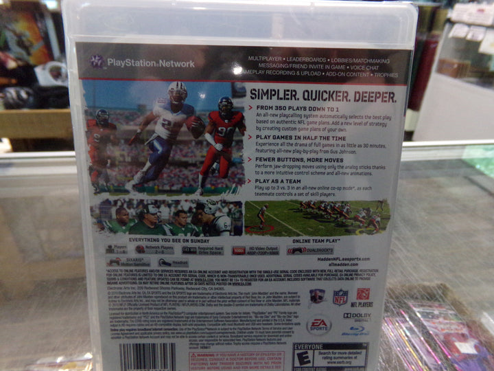 Madden NFL 11 Playstation 3 PS3 NEW