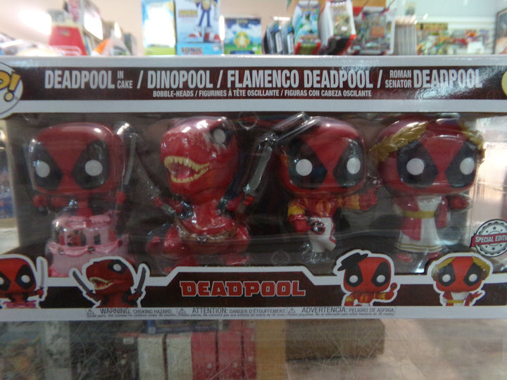 Marvel - Deadpool 30th Anniversary 4 Pack Funko Pop