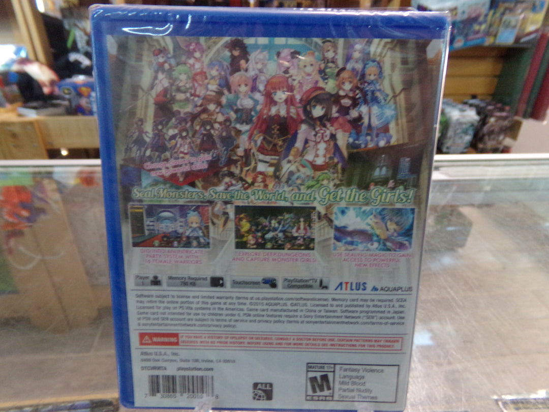 Dungeon Travelers 2: The Royal Library & the Monster Seal Playstation Vita PS Vita NEW