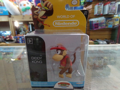 Jakks Pacific World of Nintendo 2.5 Inch Diddy Kong Figure Series 1-1 NEW