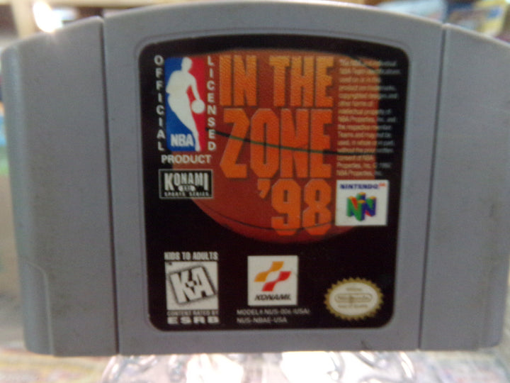 NBA in the Zone '98 Nintendo 64 N64 Used