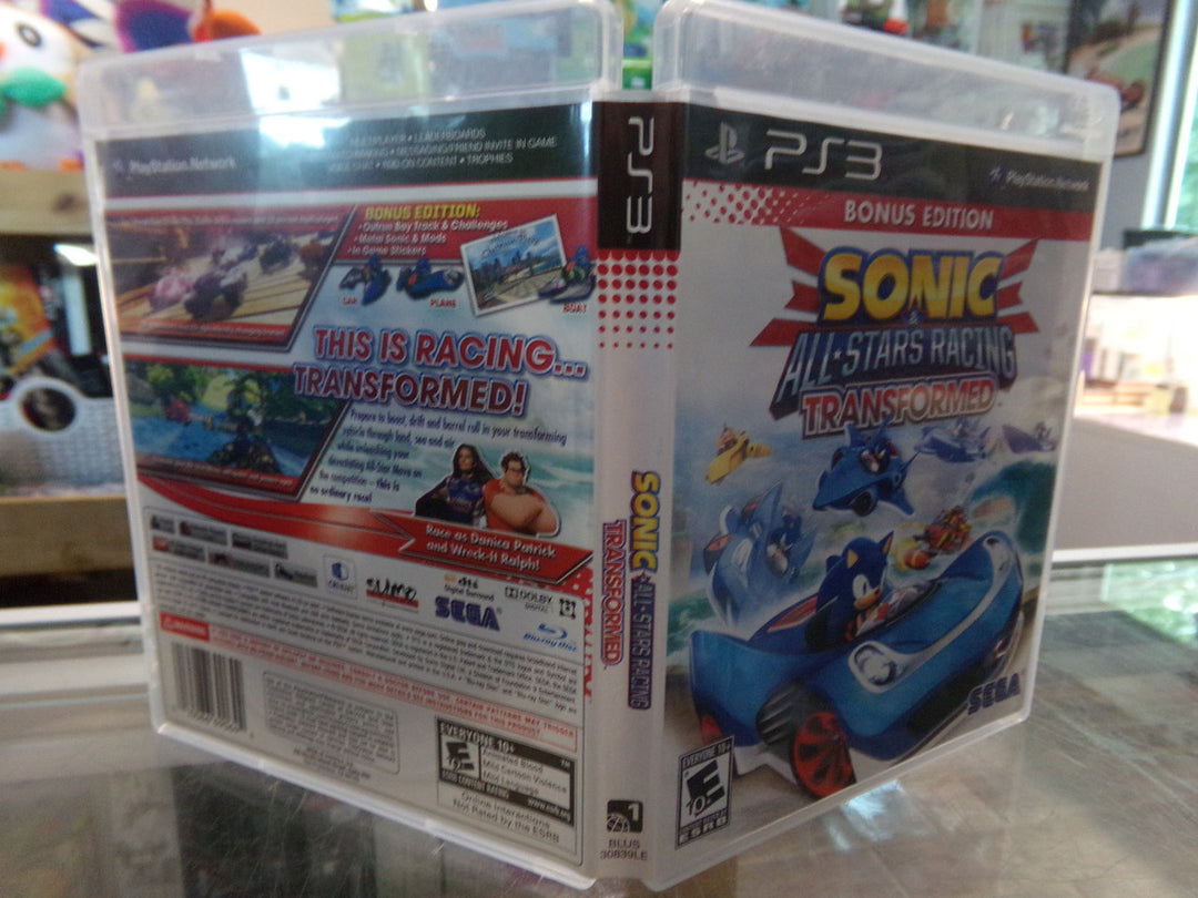 Sonic & All-Stars Racing Transformed Playstation 3 PS3 Used