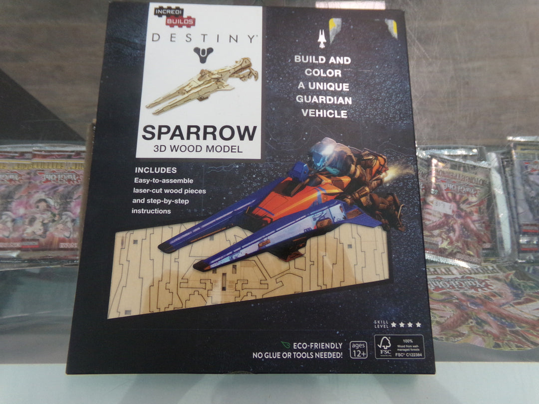 IncrediBuilds Destiny Sparrow 3D Wood Model Kit NEW