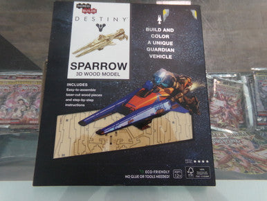 IncrediBuilds Destiny Sparrow 3D Wood Model Kit NEW