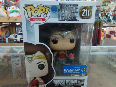 Justice League - #211 Wonder Woman and Motherbox (WalMart) Funko Pop
