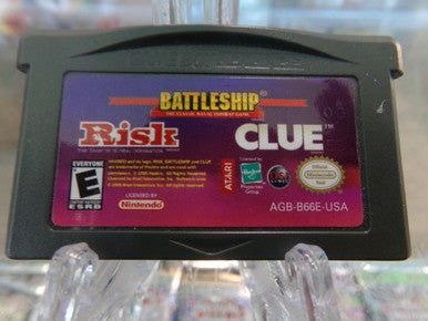 Battleship/Clue/Risk Game Boy Advance GBA Used