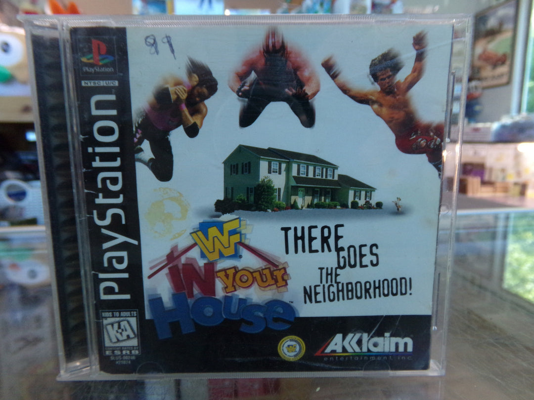 WWF In Your House: There Goes the Neighborhood Playstation PS1 Used