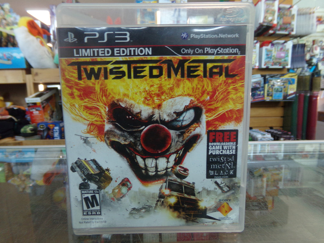 Twisted Metal Playstation 3 PS3 CASE AND MANUAL ONLY
