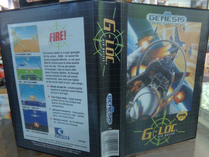 G-LOC: Air Battle Sega Genesis CASE ONLY