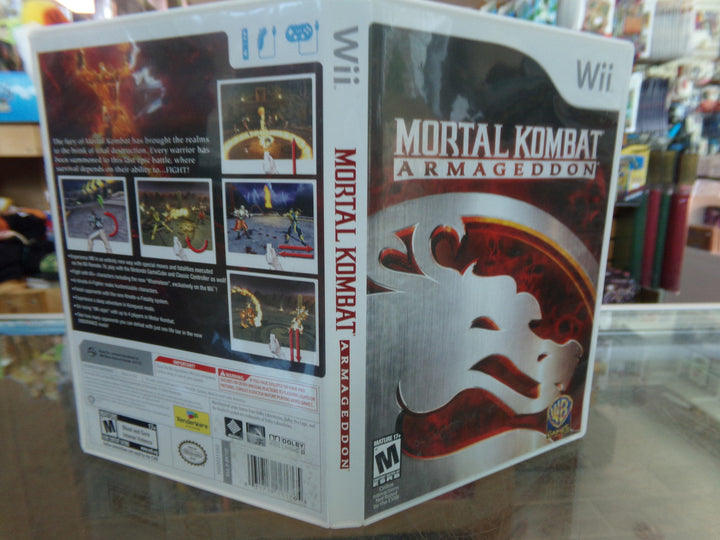 Mortal Kombat: Armageddon Wii CASE AND MANUAL ONLY