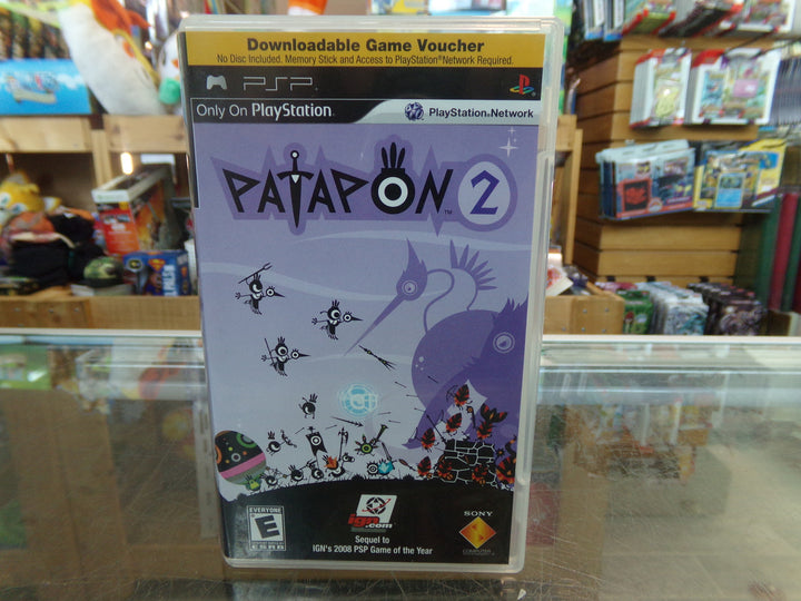 Patapon 2 Playstation PSP CASE AND MANUAL ONLY