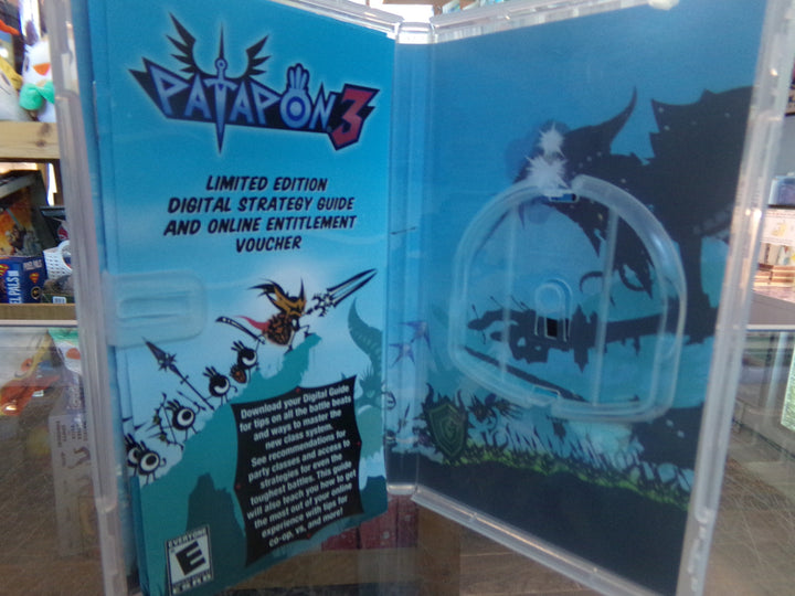 Patapon 3 Playstation Portable PSP CASE AND MANUAL ONLY