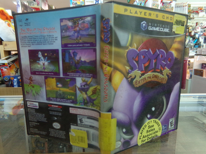 Spyro: Enter the Dragonfly Gamecube CASE AND MANUAL ONLY