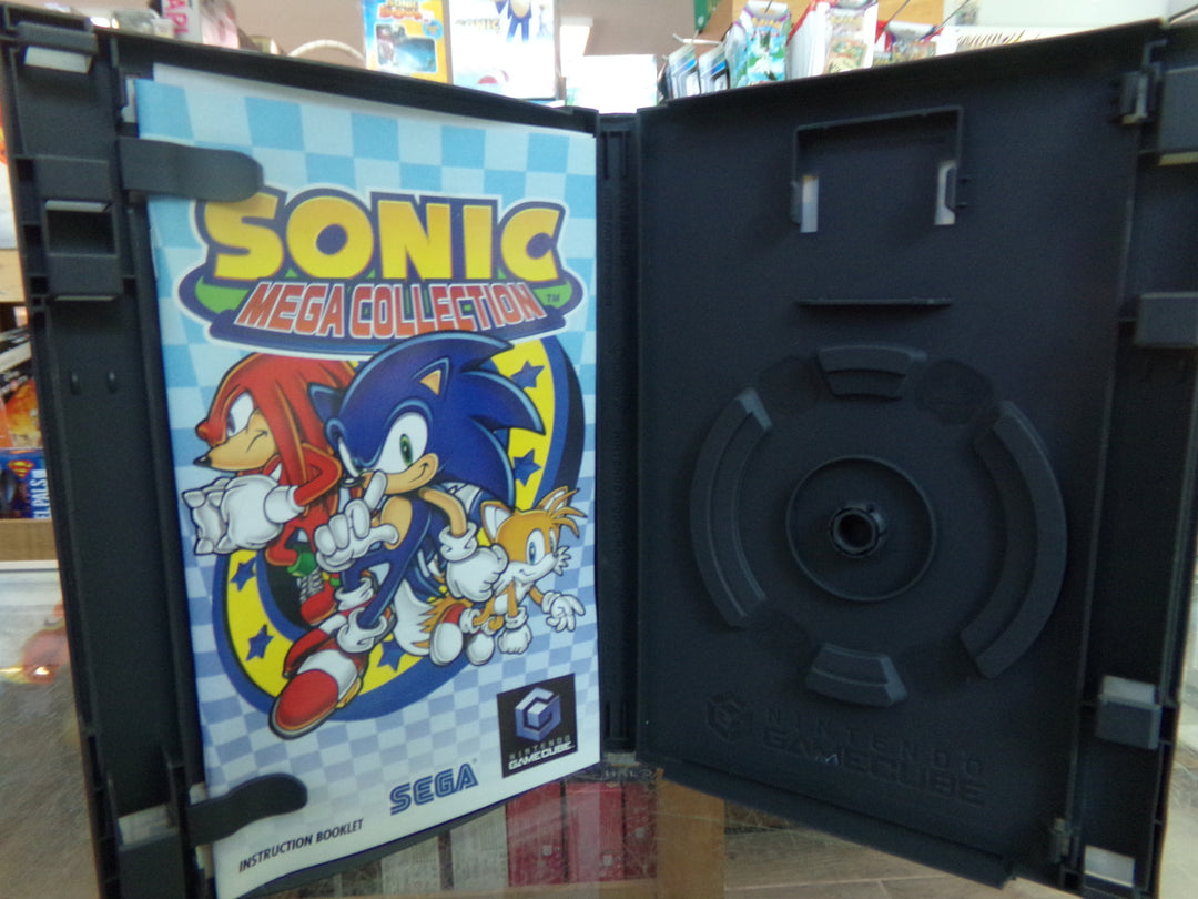 Sonic Mega Collection Gamecube CASE AND MANUAL ONLY