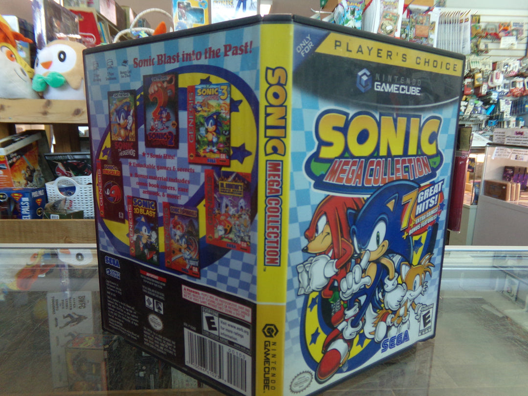 Sonic Mega Collection Gamecube CASE AND MANUAL ONLY