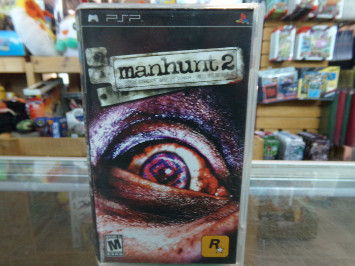 Manhunt 2 Playstation Portable PSP CASE AND MANUAL ONLY