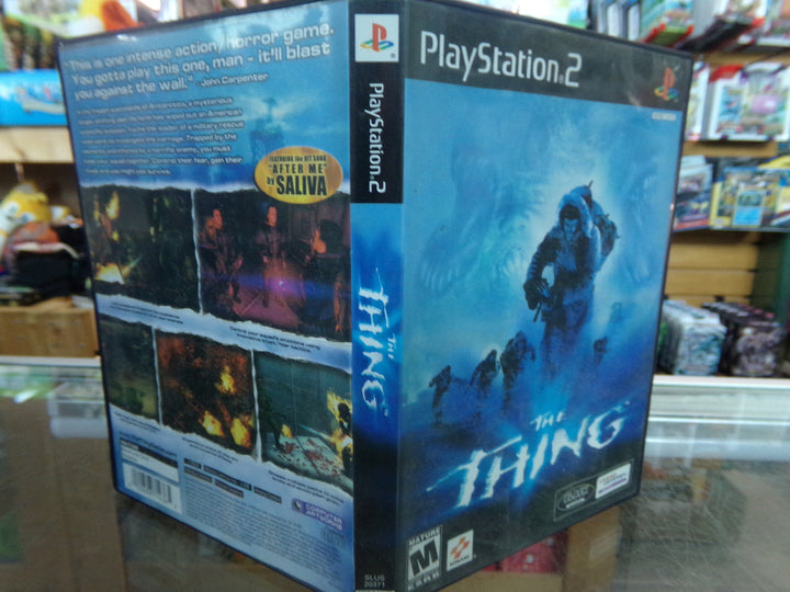 The Thing Playstation 2 PS2 CASE AND MANUAL ONLY