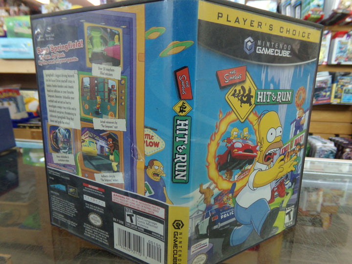 The Simpsons: Hit & Run Gamecube CASE AND MANUAL ONLY