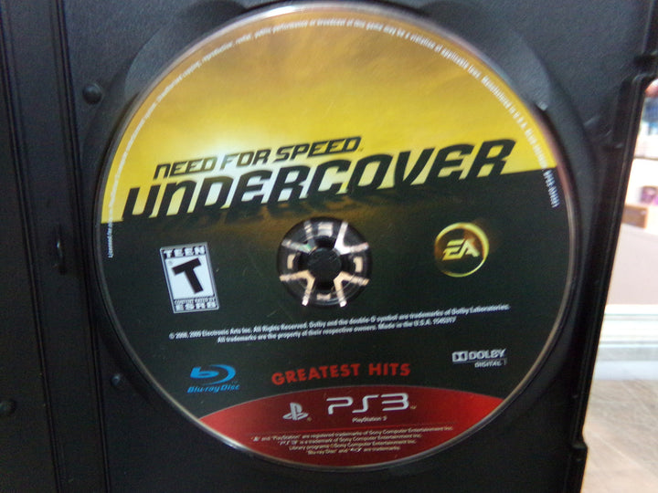 Need For Speed: Undercover Playstation 3 PS3 Disc Only