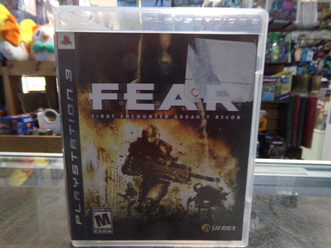F.E.A.R (FEAR) First Encounter Assault Recon Playstation 3 PS3 Used